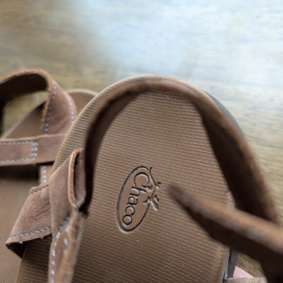 Chaco | Like New | Brown Leather Strap Sandals | Size 9 - Picture 4 of 8